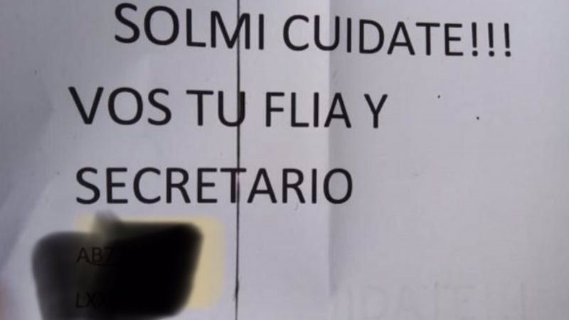 El secretario de Agricultura denunció violentas amenazas