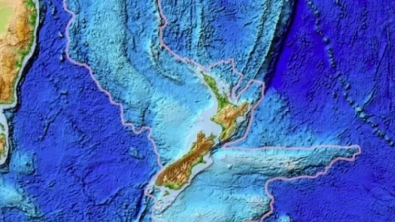 Científicos estudian un continente escondido bajo el agua