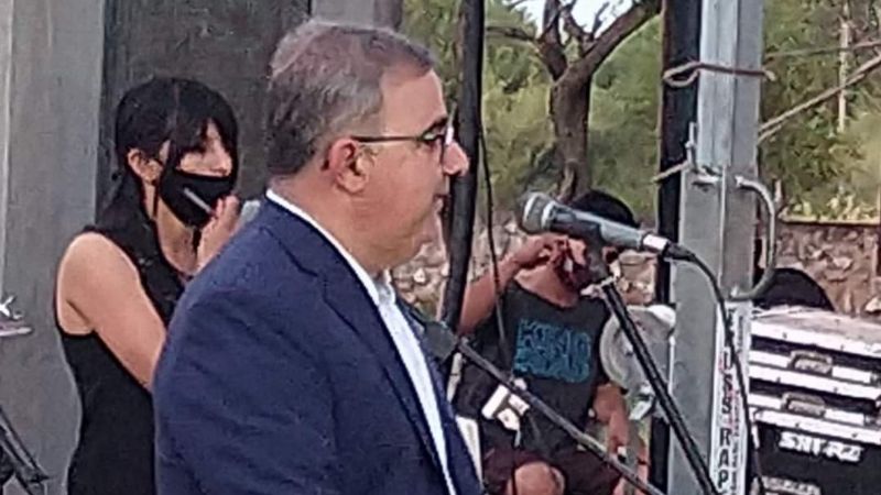 Jalil inaugura obras en el departamento La Paz