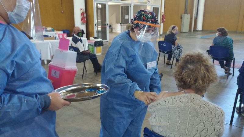 Avanza el cronograma de vacunación