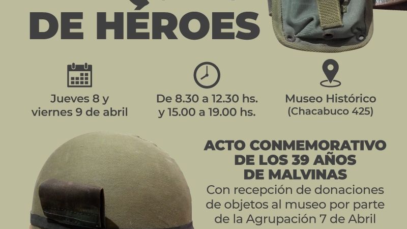 Muestra “Malvinas: Reliquias de Héroes”
