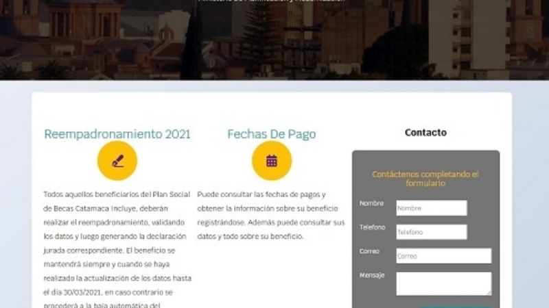 Se reempadronó más del 70% de los beneficiarios de becas “Catamarca Incluye”