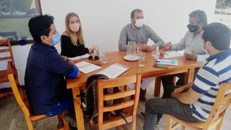 San José y Santa María coordinaron acciones por el nuevo matadero