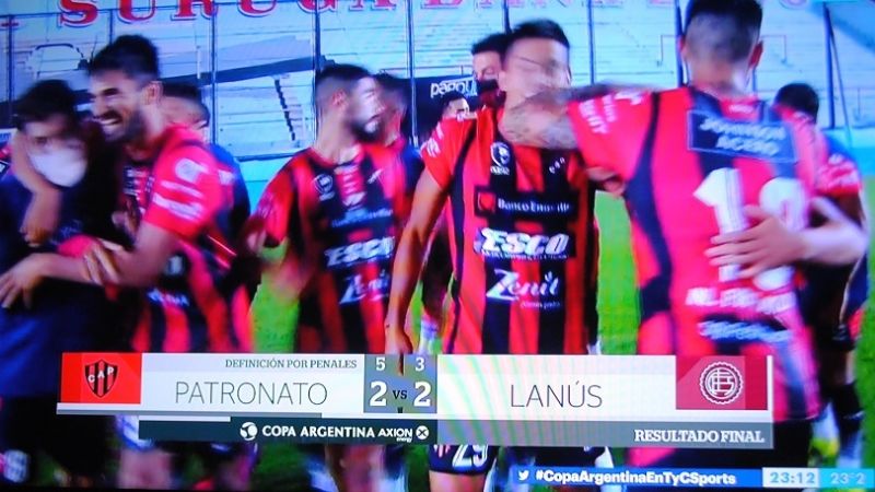 El “Patrón” eliminó a Lanús de la Copa Argentina