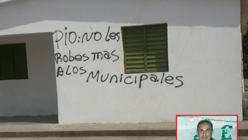 Denuncias cruzadas, pintadas y amenazas en medio del conflicto municipal