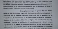 JUAN CARLOS SARMIENTO recibió la autorización para la realización de la Asamblea en la Liga Chacarera.