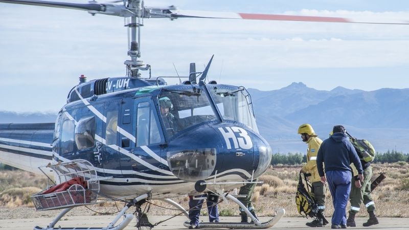 Destacada labor de los brigadistas en la Patagonia