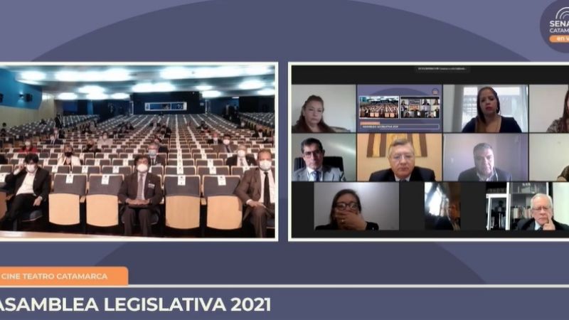 Comenzó la Asamblea Legislativa en el Cine Teatro Catamarca