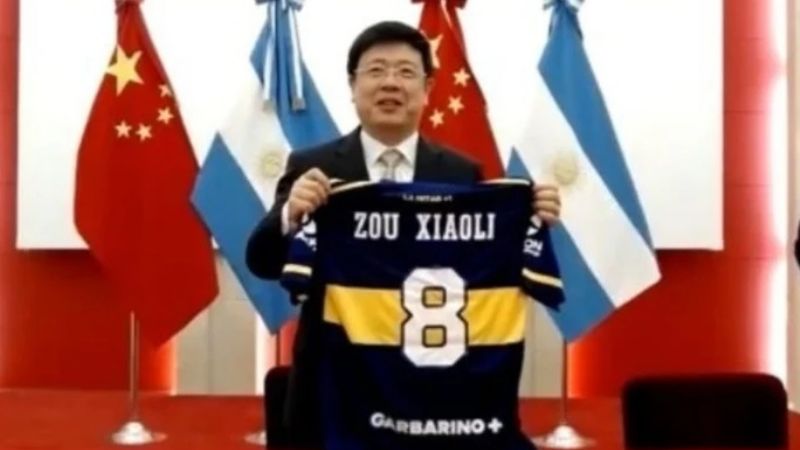 El pacto de Boca con China por “La Bombonera 360”