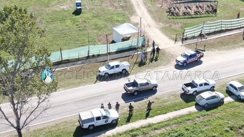 La Provincia envió policías a Bañado de Ovanta para evitar una carrera de caballos