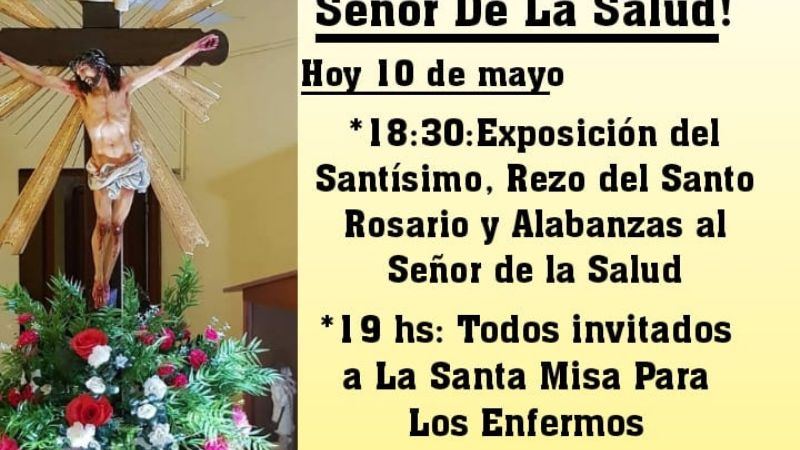 Misa en honor del Señor de la Salud