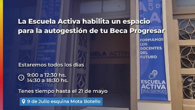 Se puso en marcha la asistencia para la Becas Progresar