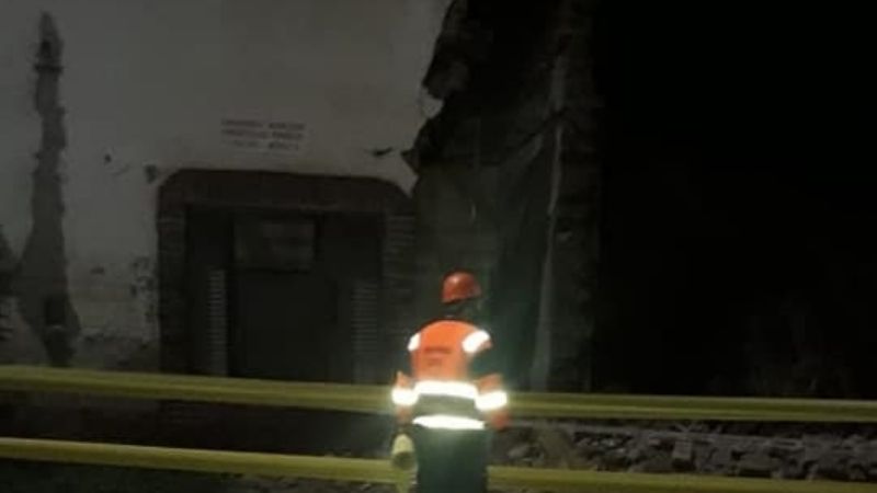 Se derrumbó una vivienda en Valle Viejo