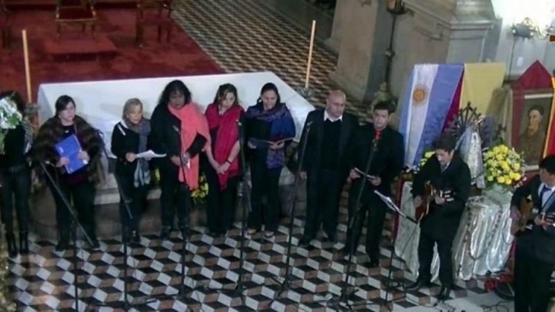En la Catedral homenajearon a  Esquiú con la música y el canto