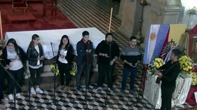 En la Catedral homenajearon a  Esquiú con la música y el canto
