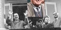 CON PERÓN en los balcones de la Casa Rosada, una de las fotos más apreciadas por Duilio Brunello.