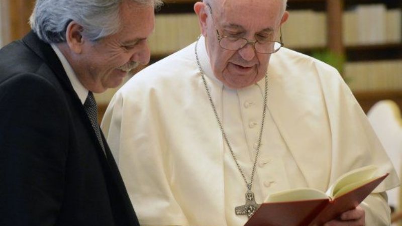 Alberto Fernández se reunió con el Papa Francisco en el Vaticano