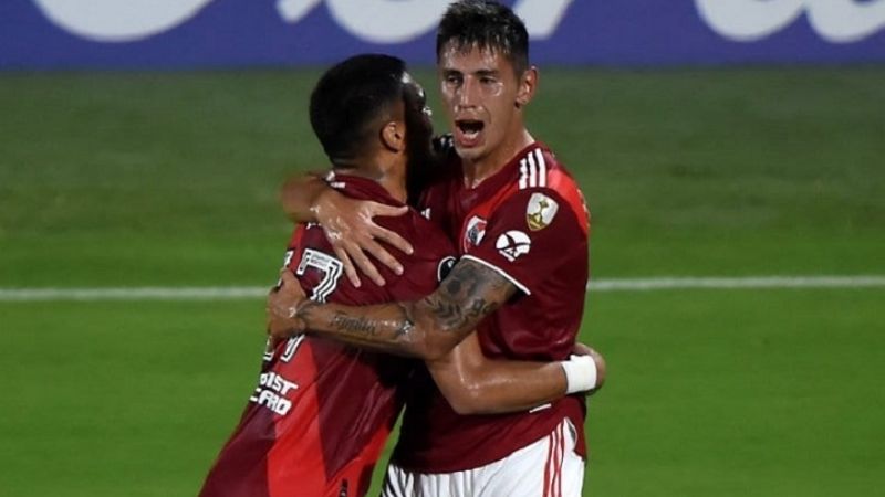 River rescató un valioso empate ante Junior, en Colombia