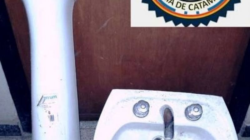 Le robaron un lavatorio y lo ofrecían en Facebook