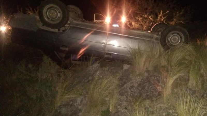 Violento vuelco en Ancasti