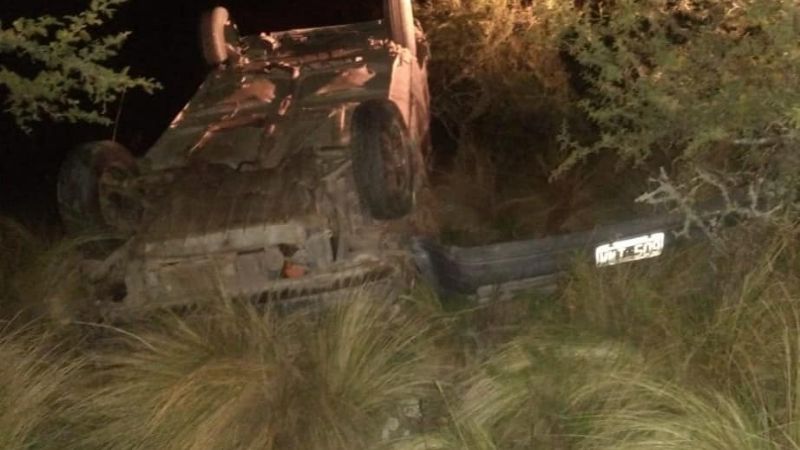 Violento vuelco en Ancasti