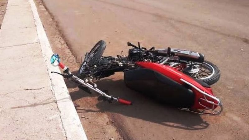 Motociclista embistió a un perro