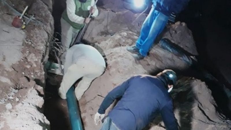 Pozo de agua en Fiambalá