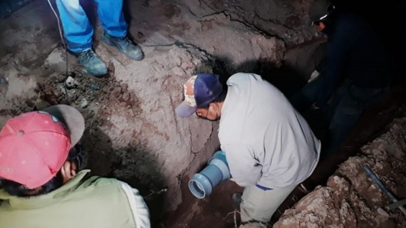 Pozo de agua en Fiambalá