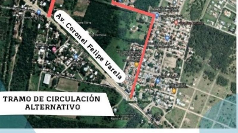 Atención: desvío del tránsito por obra de repavimentación