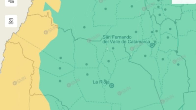 Alerta por vientos para la zona cordillerana
