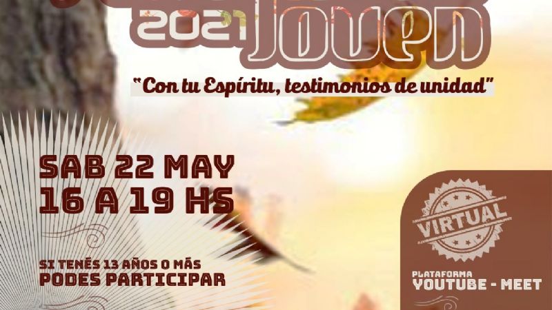 Invitan a participar del Pentecostés Joven virtual