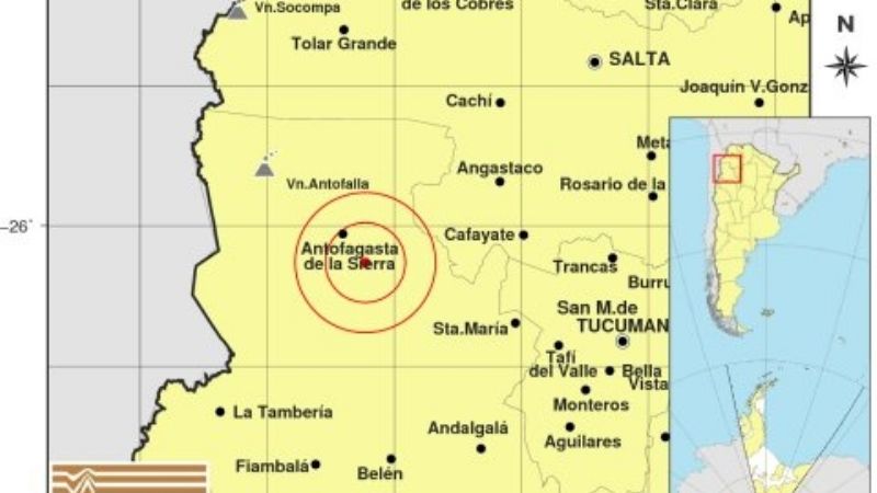 Tembló Antofagasta de la Sierra