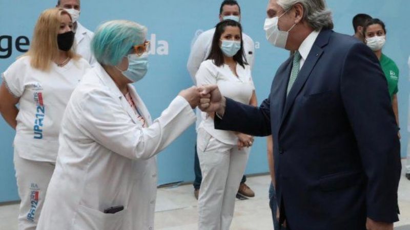 Oficializan el pago de un bono para el personal de salud