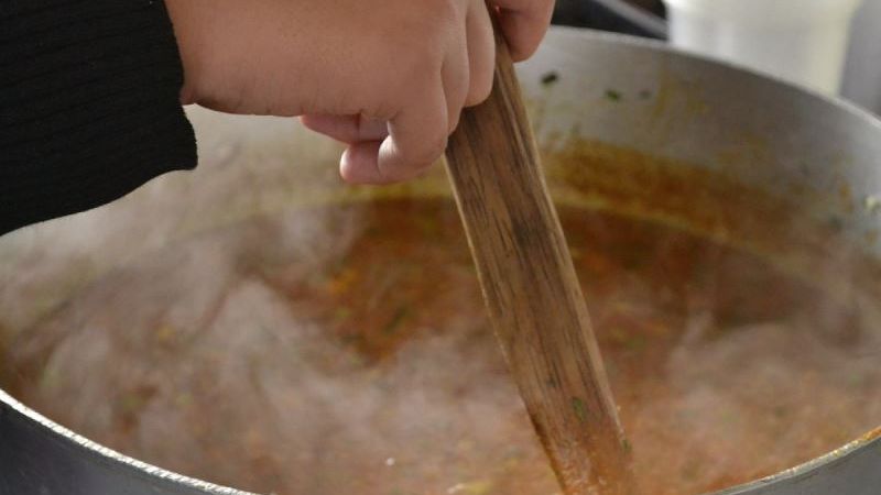Protesta de vecinos por alimentos para el comedor barrial