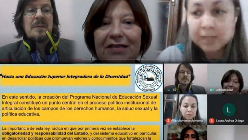 La diputada Díaz brindó una charla sobre Educación Sexual Integral