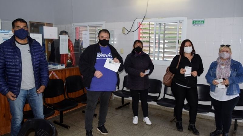 Trabajo coordinado en el operativo de vacunación en Chumbicha