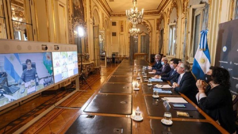 Alberto Fernández y los gobernadores definen las nuevas restricciones
