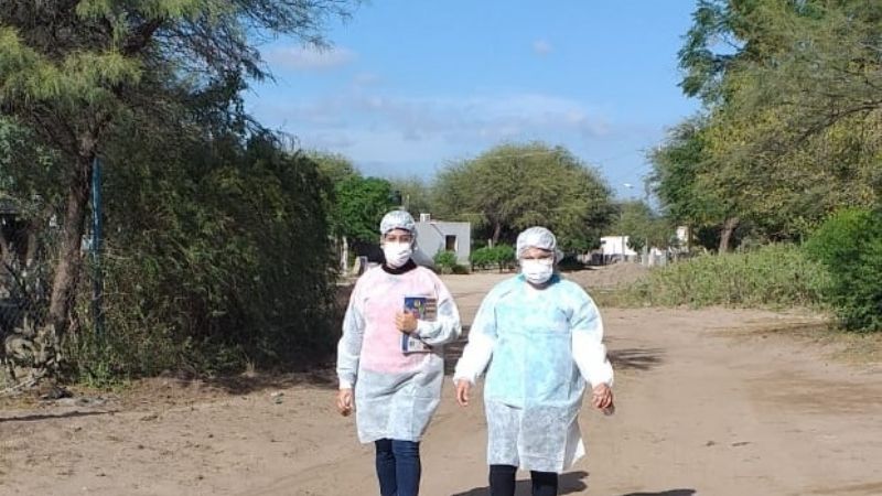 Operativos de rastrillaje en barrios para prevenir el Covid-19