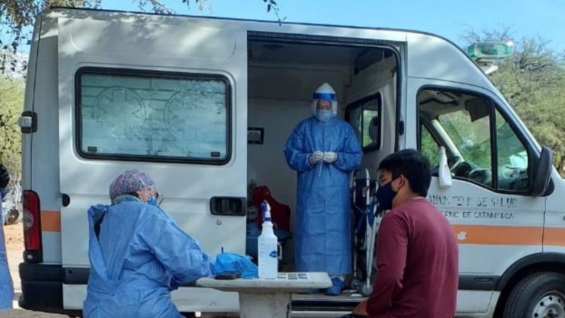 Operativos de rastrillaje en barrios para prevenir el Covid-19