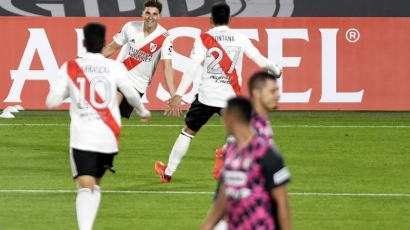 ¡Histórico triunfo de River con Enzo Pérez de arquero, en la Libertadores!