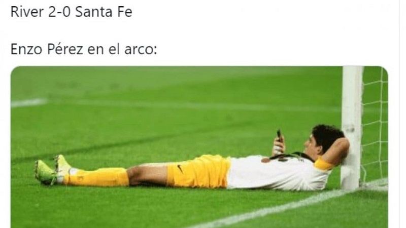 Las redes estallaron con memes sobre la actuación de Enzo Pérez