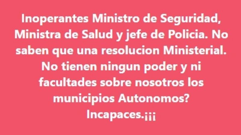 Catarata de posteos de Guaráz en contra de funcionarios provinciales