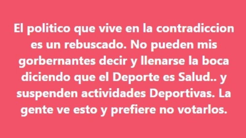 Catarata de posteos de Guaráz en contra de funcionarios provinciales
