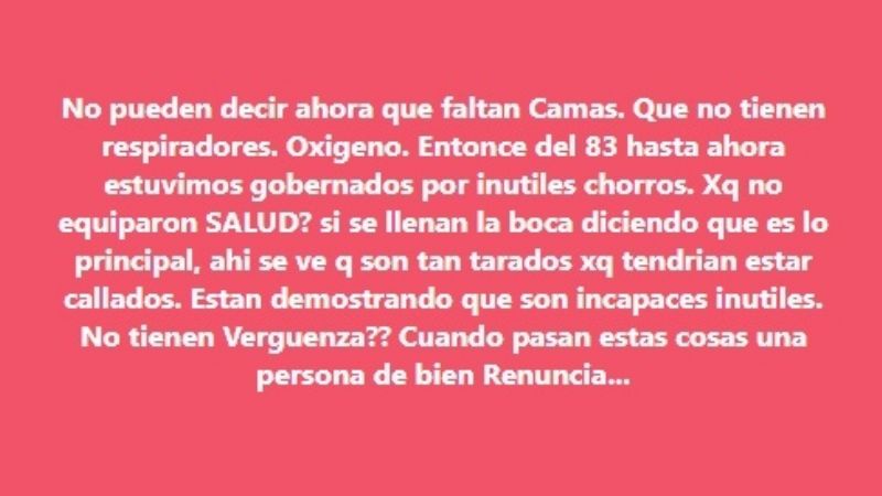 Catarata de posteos de Guaráz en contra de funcionarios provinciales