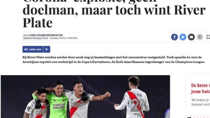 La épica victoria de River en todos los diarios del mundo