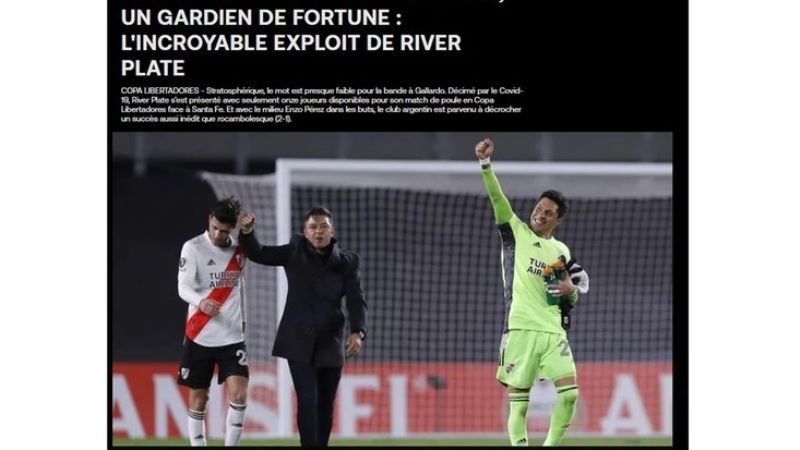 La épica victoria de River en todos los diarios del mundo