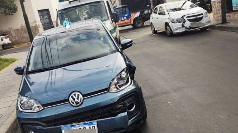 Colisión en pleno centro