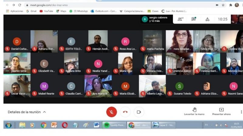Conversatorio entre docentes de Capayán