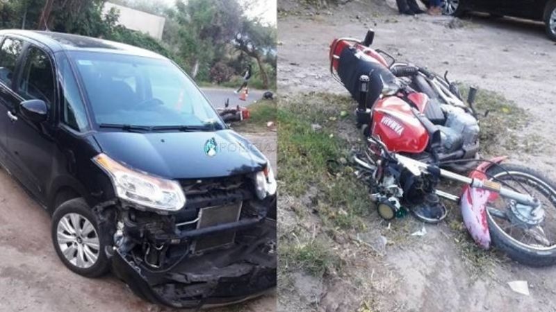 Violento choque en Banda de Varela