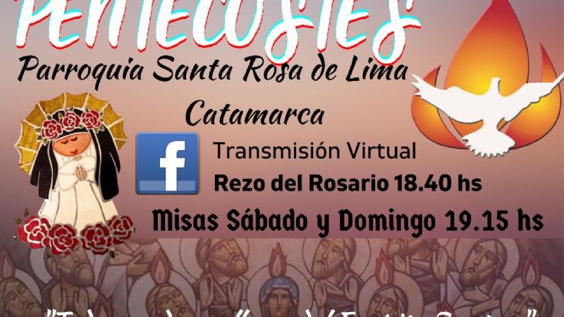 Pentecostés en la parroquia Santa Rosa de Lima de Capital